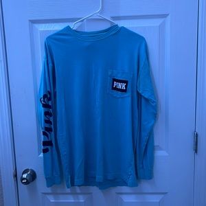 🎄Pink Victoria Secret long sleeve shirt